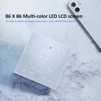 BHT-008GBLW 95-240V AC 16A Smart Home Electric Heating LED Thermostat With WiFi, With WiFi