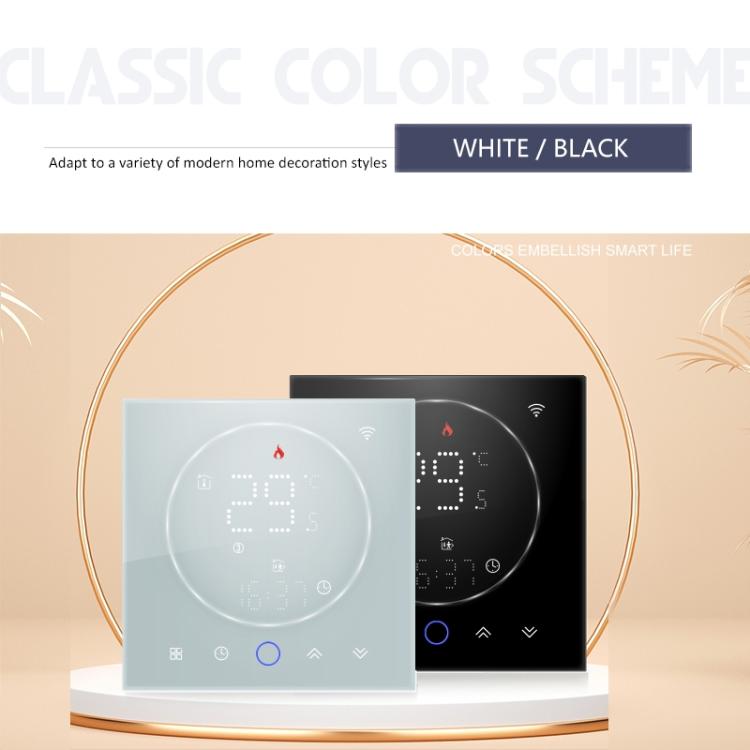 BHT-008GAL 95-240V AC 5A Smart Home Water Heating LED Thermostat Without WiFi, Without WiFi