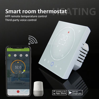 BHT-008GAL 95-240V AC 5A Smart Home Water Heating LED Thermostat Without WiFi, Without WiFi