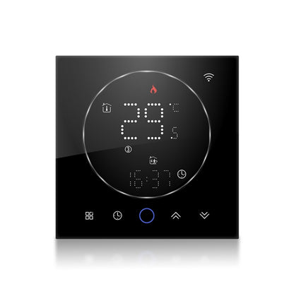 BHT-008GCLW 95-240V AC 5A Smart Home Boiler Heating LED Thermostat With WiFi, With WiFi