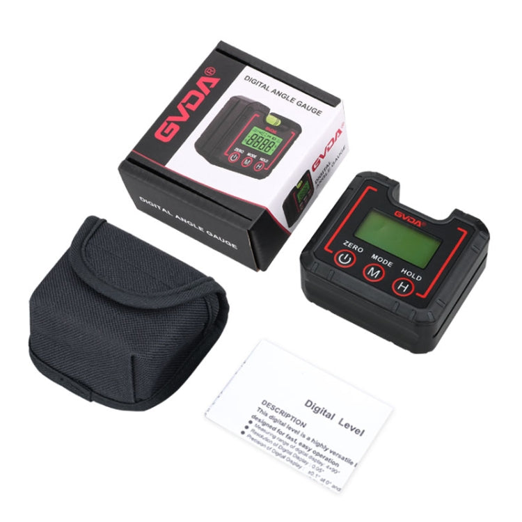 GVDA GD450M Digital Protractor 360 Degree High Precision Measuring Instrument