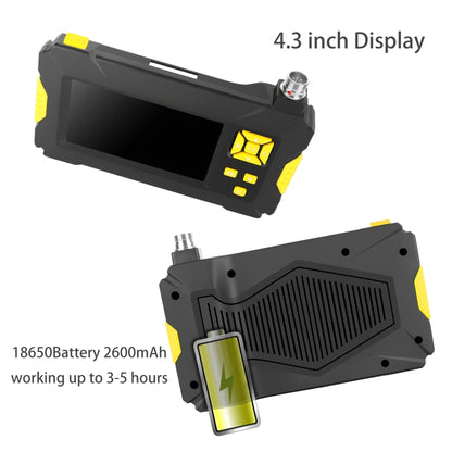 P30 3.9mm 1080P IP68 Waterproof 4.3 inch Screen Single Camera Digital Endoscope, 2m Hard Cable, 5m Hard Cable, 10m Hard Cable
