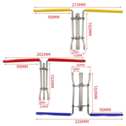 CP-3152 3pcs Rod Seal Twister Kit Hydraulic Cylinder Seal Ring Installation Tool