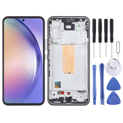 Original LCD Screen Digitizer Full Assembly with Frame, For Samsung Galaxy A25 SM-A256B, For Samsung Galaxy A15 5G SM-A156B, For Samsung Galaxy A35 SM-A356B, For Samsung Galaxy A05 SM-A055F, For Samsung Galaxy A05s SM-A057F                             ...