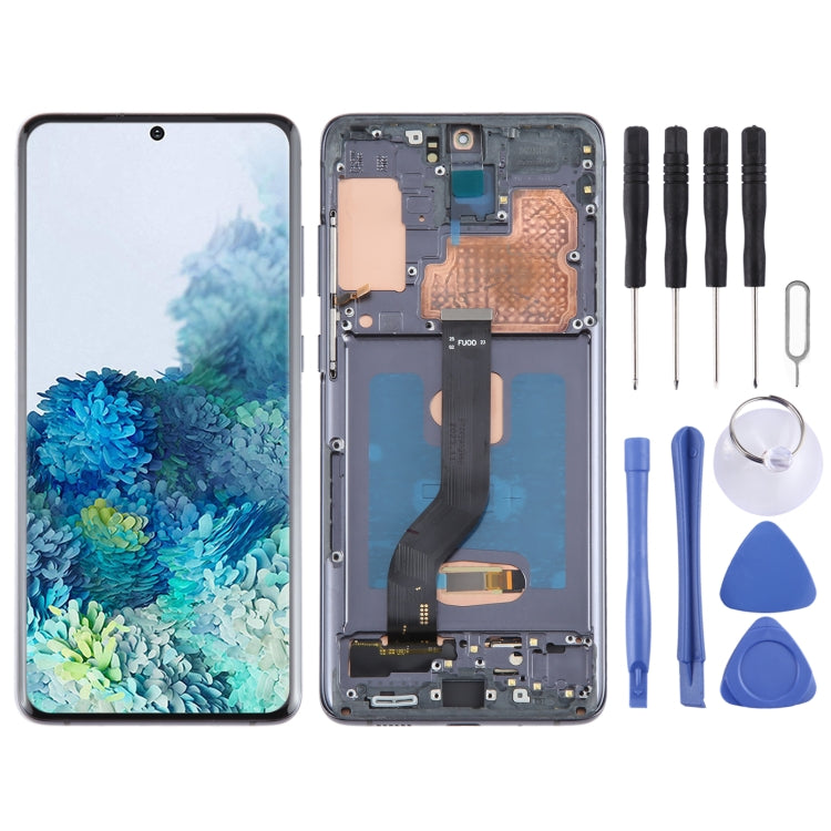 6.78 inch EU Version OLED LCD Screen Digitizer Full Assembly with Frame(Black), For Samsung Galaxy S23+ 5G SM-S916B, For Samsung Galaxy S22 Ultra 5G SM-S908B (EU Version), For Samsung Galaxy S21+ 5G SM-G996B, For Samsung Galaxy S20+ 4G/5G SM-G985/986