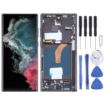 6.78 inch EU Version OLED LCD Screen Digitizer Full Assembly with Frame(Black), For Samsung Galaxy S23+ 5G SM-S916B, For Samsung Galaxy S22 Ultra 5G SM-S908B (EU Version), For Samsung Galaxy S21+ 5G SM-G996B, For Samsung Galaxy S20+ 4G/5G SM-G985/986