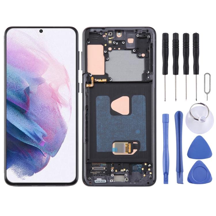 6.78 inch EU Version OLED LCD Screen Digitizer Full Assembly with Frame(Black), For Samsung Galaxy S23+ 5G SM-S916B, For Samsung Galaxy S22 Ultra 5G SM-S908B (EU Version), For Samsung Galaxy S21+ 5G SM-G996B, For Samsung Galaxy S20+ 4G/5G SM-G985/986