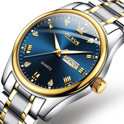 OLEVS 5563 Men Luminous Waterproof Quartz Watch, Men Quartz Watch