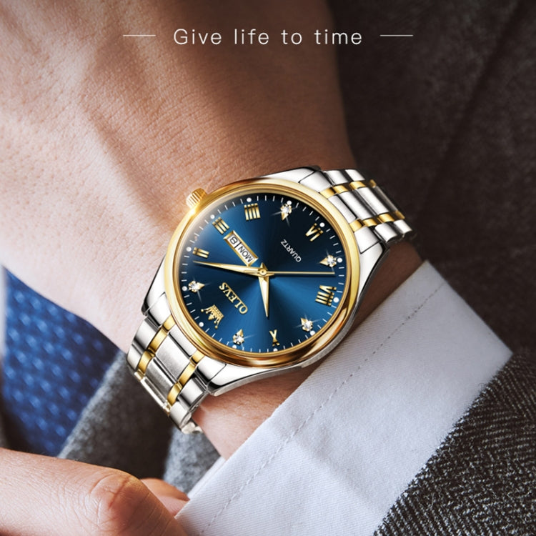 OLEVS 5563 Men Luminous Waterproof Quartz Watch, Men Quartz Watch