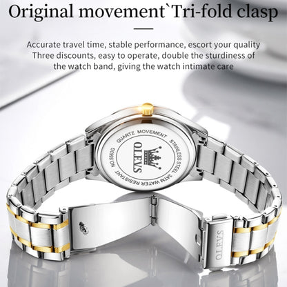 OLEVS 5563 Men Luminous Waterproof Quartz Watch, Men Quartz Watch