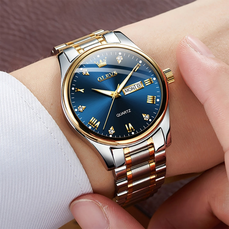 OLEVS 5563 Men Luminous Waterproof Quartz Watch, Men Quartz Watch