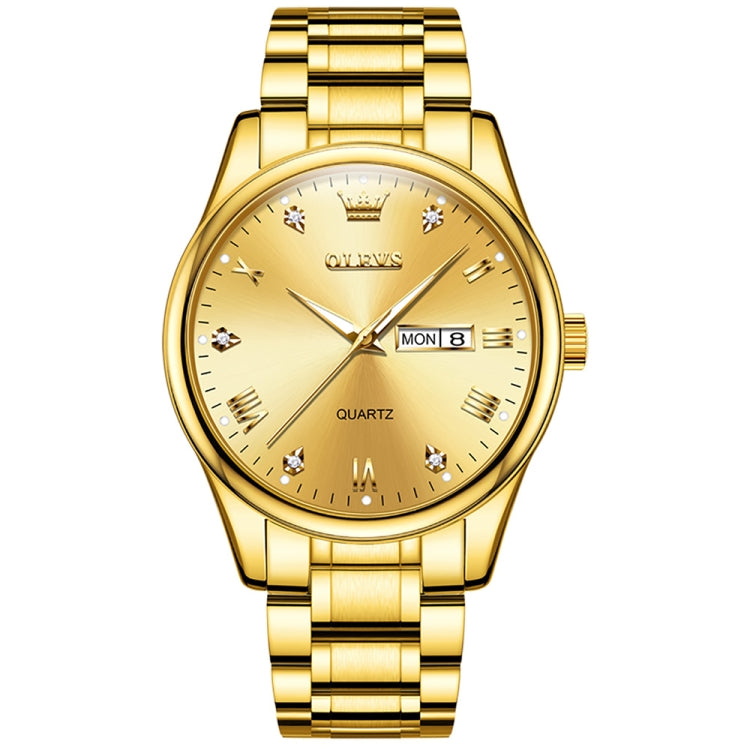 OLEVS 5563 Men Luminous Waterproof Quartz Watch, Men Quartz Watch