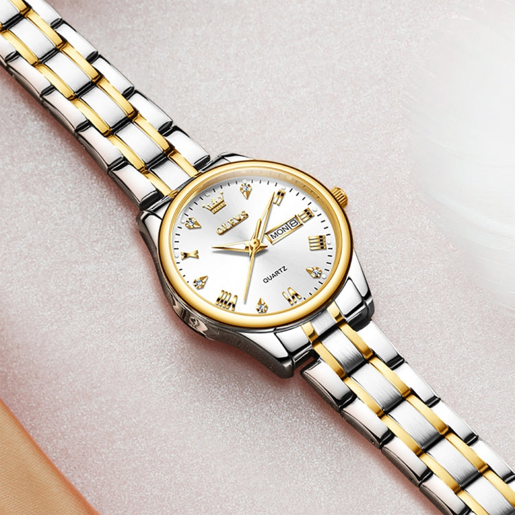 OLEVS 5563 Women Luminous Waterproof Quartz Watch, Women Quartz Watch