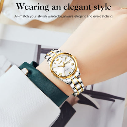 OLEVS 5563 Women Luminous Waterproof Quartz Watch, Women Quartz Watch