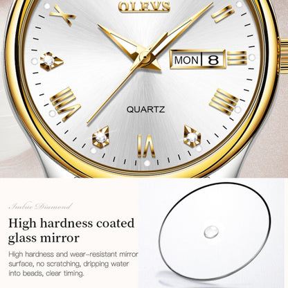 OLEVS 5563 Women Luminous Waterproof Quartz Watch, Women Quartz Watch