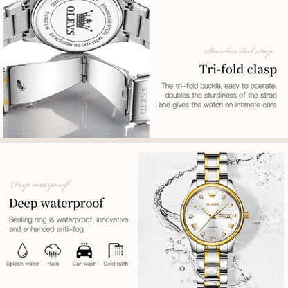 OLEVS 5563 Women Luminous Waterproof Quartz Watch, Women Quartz Watch