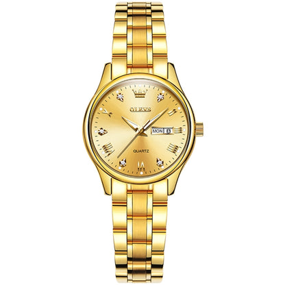 OLEVS 5563 Women Luminous Waterproof Quartz Watch, Women Quartz Watch