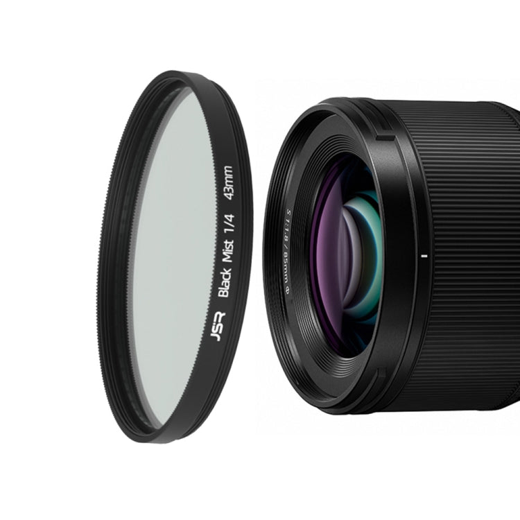 JSR Black Mist Filter Camera Lens Filter, 37mm, 43mm, 46mm, 49mm, 52mm, 55mm, 58mm, 62mm, 67mm, 72mm, 77mm, 82mm, 86mm
