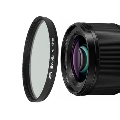 JSR Black Mist Filter Camera Lens Filter, 37mm, 43mm, 46mm, 49mm, 52mm, 55mm, 58mm, 62mm, 67mm, 72mm, 77mm, 82mm, 86mm