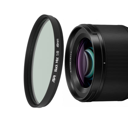JSR Black Mist Filter Camera Lens Filter, 37mm, 43mm, 46mm, 49mm, 52mm, 55mm, 58mm, 62mm, 67mm, 72mm, 77mm, 82mm, 86mm