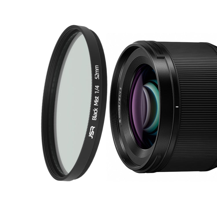 JSR Black Mist Filter Camera Lens Filter, 37mm, 43mm, 46mm, 49mm, 52mm, 55mm, 58mm, 62mm, 67mm, 72mm, 77mm, 82mm, 86mm