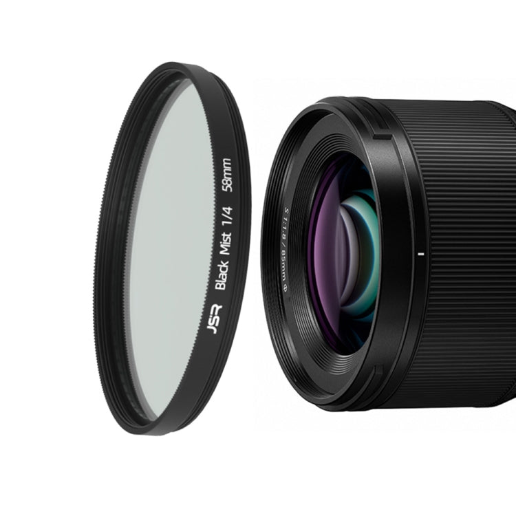 JSR Black Mist Filter Camera Lens Filter, 37mm, 43mm, 46mm, 49mm, 52mm, 55mm, 58mm, 62mm, 67mm, 72mm, 77mm, 82mm, 86mm