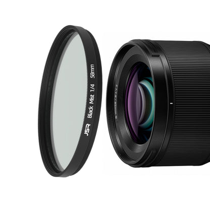 JSR Black Mist Filter Camera Lens Filter, 37mm, 43mm, 46mm, 49mm, 52mm, 55mm, 58mm, 62mm, 67mm, 72mm, 77mm, 82mm, 86mm