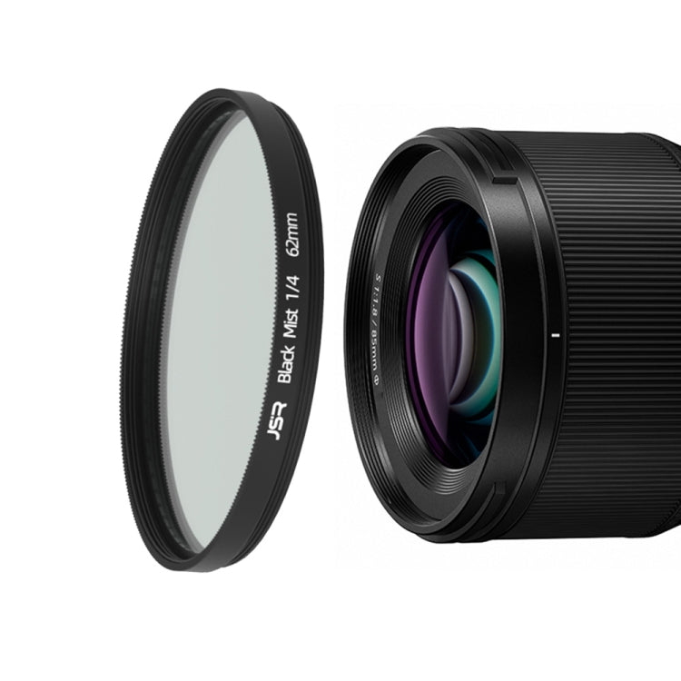 JSR Black Mist Filter Camera Lens Filter, 37mm, 43mm, 46mm, 49mm, 52mm, 55mm, 58mm, 62mm, 67mm, 72mm, 77mm, 82mm, 86mm