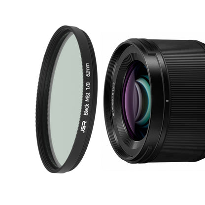 JSR Black Mist Filter Camera Lens Filter, 37mm, 43mm, 46mm, 49mm, 52mm, 55mm, 58mm, 62mm, 67mm, 72mm, 77mm, 82mm, 86mm