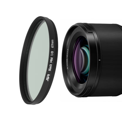 JSR Black Mist Filter Camera Lens Filter, 37mm, 43mm, 46mm, 49mm, 52mm, 55mm, 58mm, 62mm, 67mm, 72mm, 77mm, 82mm, 86mm