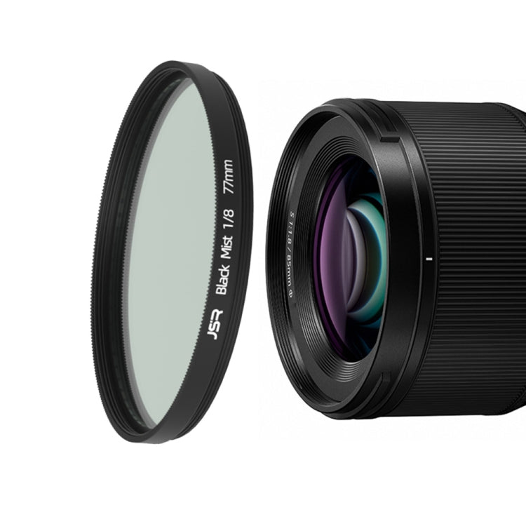 JSR Black Mist Filter Camera Lens Filter, 37mm, 43mm, 46mm, 49mm, 52mm, 55mm, 58mm, 62mm, 67mm, 72mm, 77mm, 82mm, 86mm