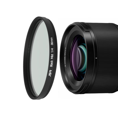 JSR Black Mist Filter Camera Lens Filter, 37mm, 43mm, 46mm, 49mm, 52mm, 55mm, 58mm, 62mm, 67mm, 72mm, 77mm, 82mm, 86mm
