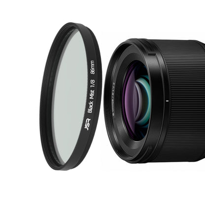 JSR Black Mist Filter Camera Lens Filter, 37mm, 43mm, 46mm, 49mm, 52mm, 55mm, 58mm, 62mm, 67mm, 72mm, 77mm, 82mm, 86mm