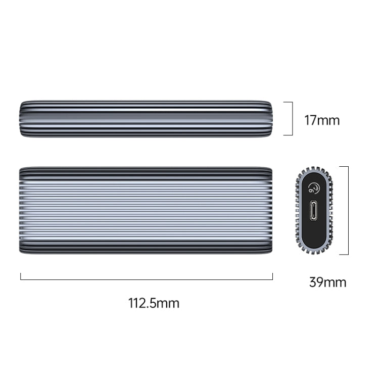 ORICO AM2C3 M.2 NGFF SSD Enclosure, AM2C3