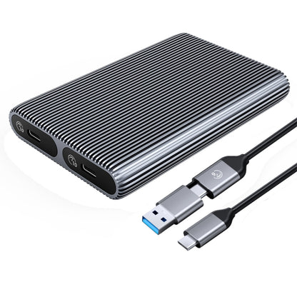 ORICO AM2C3-2N Dual-bay M.2 NVME + NVME SSD Enclosure, AM2C3-2N