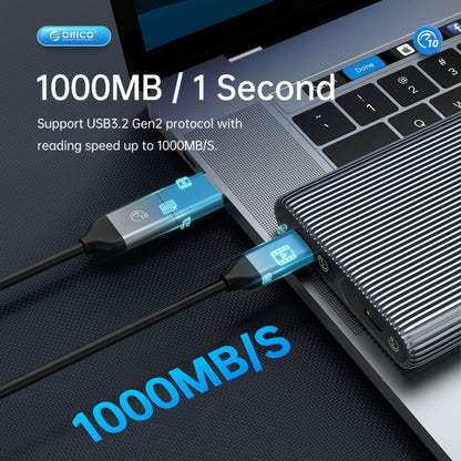 ORICO AM2C3-2SN Dual-bay M.2 NVME + SATA SSD Enclosure, AM2C3-2SN