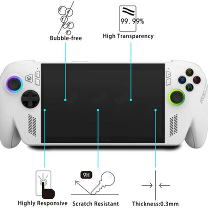 9H 0.3mm Explosion-proof Tempered Glass Film, For ASUS Xbox Ally 7.0 inch 2025, For ASUS Rog Ally X 7.0, For ASUS ROG Ally