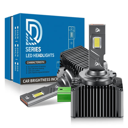 P15 1 Pair D3S / D3R DC10-32V / 35W / 6000K / 4000LM IP68 Waterproof Car LED Headlight, D3S / D3R