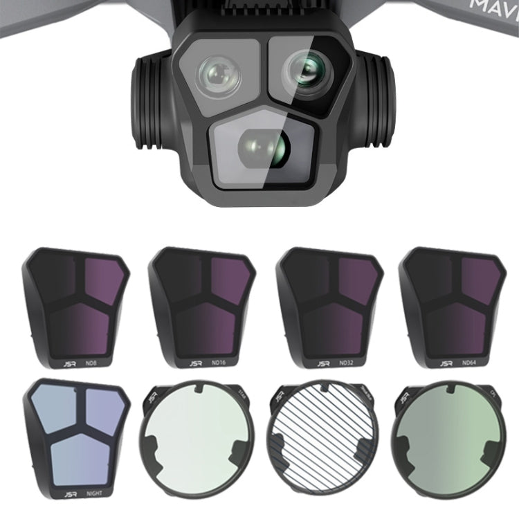 JSR KH Series Drone Lens Filter, For DJI Mavic 3 Pro MCUV, For DJI Mavic 3 Pro CPL, For DJI Mavic 3 Pro ND8, For DJI Mavic 3 Pro ND16, For DJI Mavic 3 Pro ND32, For DJI Mavic 3 Pro ND64, For DJI Mavic 3 Pro ND1000, For DJI Mavic 3 Pro ND8PL...