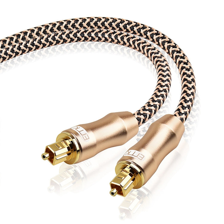 EMK Gold-plated TV Digital Audio Optical Fiber Connecting Cable, 1m, 1.5m, 2m, 3m, 5m, 8m, 10m, 15m, 20m, 25m, 30m