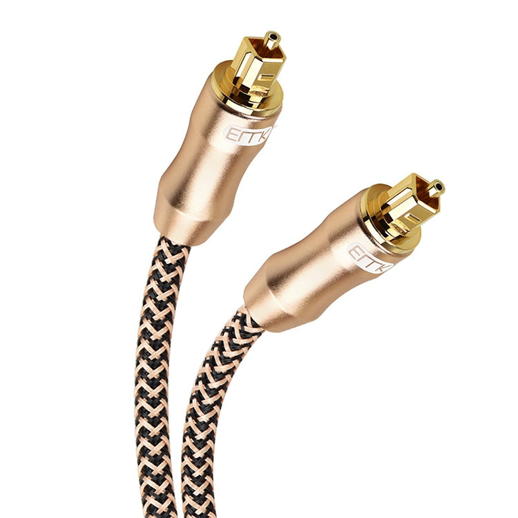 EMK Gold-plated TV Digital Audio Optical Fiber Connecting Cable, 1m, 1.5m, 2m, 3m, 5m, 8m, 10m, 15m, 20m, 25m, 30m