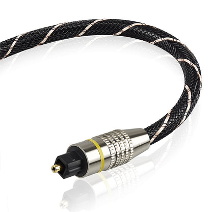 EMK Square Port to Round Port Set-top Box Digital Audio Optical Fiber Connecting Cable, 1m, 1.5m, 2m, 3m, 5m, 10m