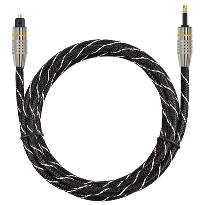 EMK Square Port to Round Port Set-top Box Digital Audio Optical Fiber Connecting Cable, 1m, 1.5m, 2m, 3m, 5m, 10m