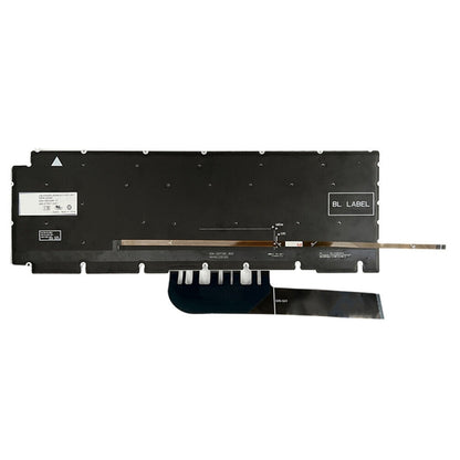 US Version Orange Backlight Laptop Keyboard, For Dell Inspiron G15 5510 5511 5515 5520