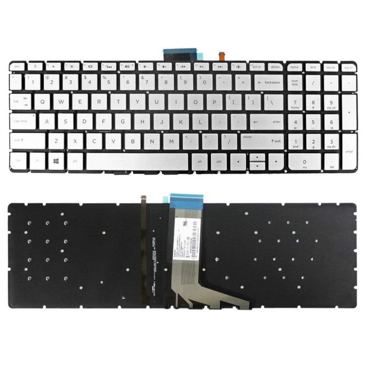 US Version Laptop Backlight Keyboard, For HP Pavilion X360 14-DW, For HP 15m-DR / 15m-DS, For HP 14M-BA 14-BS, For HP 15-BS / 15-CC, For HP 15-AB / 15-AK, For HP M6-W, For HP X360 13-4000