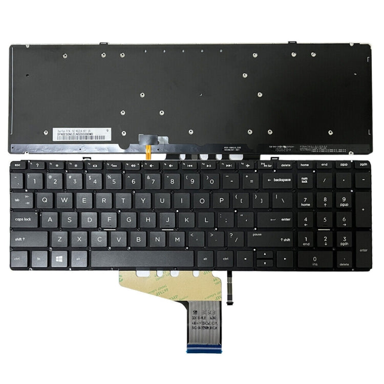 US Version Laptop Backlight Keyboard, For HP Spectre X360 15-CH, For HP 15-DA / 15-DB, For HP Probook 450, For HP Elitebook Folio 1040 G3, For HP 15-CC / 15-CD / 15-CK, For HP 15-P000 / 17-F000, For HP Elitebook 1020 G1, For HP Probook 470 G3