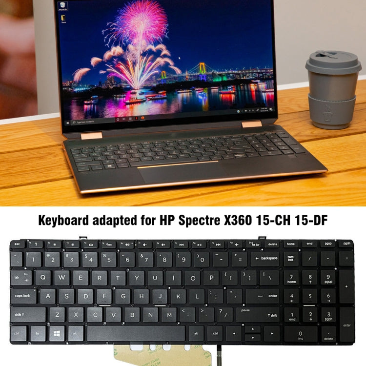 US Version Laptop Backlight Keyboard, For HP Spectre X360 15-CH, For HP 15-DA / 15-DB, For HP Probook 450, For HP Elitebook Folio 1040 G3, For HP 15-CC / 15-CD / 15-CK, For HP 15-P000 / 17-F000, For HP Elitebook 1020 G1, For HP Probook 470 G3