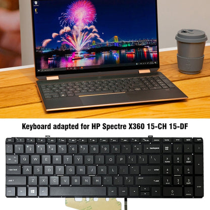 US Version Laptop Backlight Keyboard, For HP Spectre X360 15-CH, For HP 15-DA / 15-DB, For HP Probook 450, For HP Elitebook Folio 1040 G3, For HP 15-CC / 15-CD / 15-CK, For HP 15-P000 / 17-F000, For HP Elitebook 1020 G1, For HP Probook 470 G3