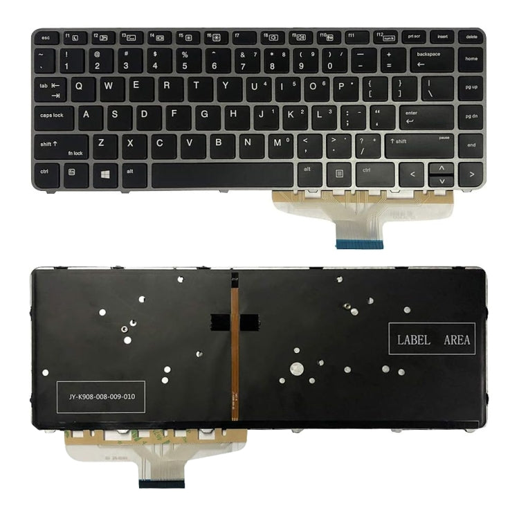 US Version Laptop Backlight Keyboard, For HP Spectre X360 15-CH, For HP 15-DA / 15-DB, For HP Probook 450, For HP Elitebook Folio 1040 G3, For HP 15-CC / 15-CD / 15-CK, For HP 15-P000 / 17-F000, For HP Elitebook 1020 G1, For HP Probook 470 G3