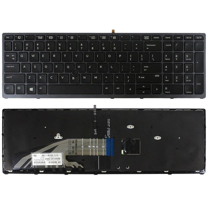US Version Laptop Backlight Keyboard, For HP Spectre X360 15-CH, For HP 15-DA / 15-DB, For HP Probook 450, For HP Elitebook Folio 1040 G3, For HP 15-CC / 15-CD / 15-CK, For HP 15-P000 / 17-F000, For HP Elitebook 1020 G1, For HP Probook 470 G3